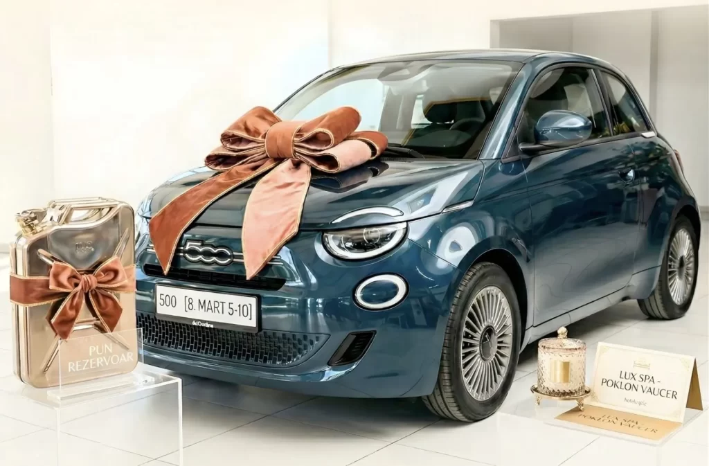 poklon za 8 mart uz kupovinu fiat 500